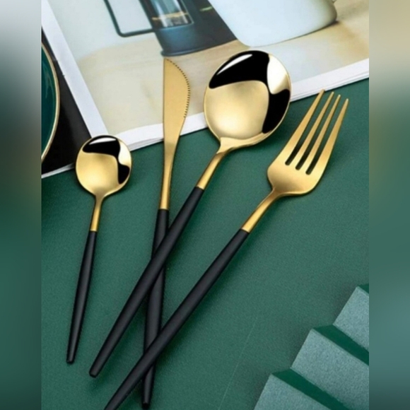 24pcs Stainless Steel Cutlery Set - Picture 3 of 8
